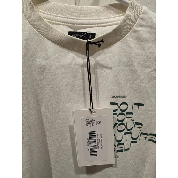 Active After Coffee Do It For Your Future Self T Shirt Size L NWT Funky Floral - Picture 7 of 7